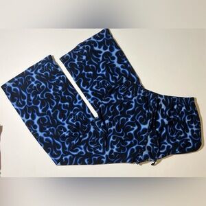 Y2K flame pajama pants